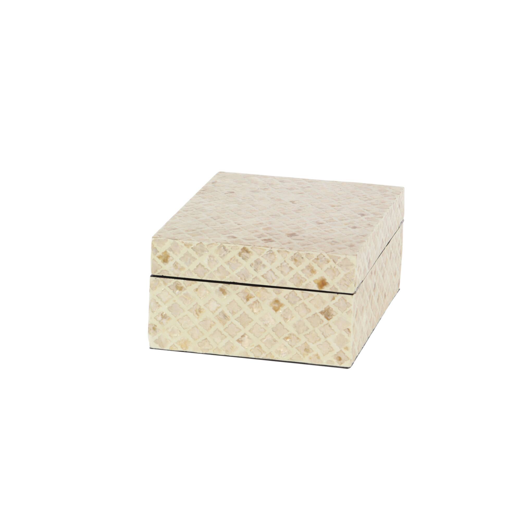 Beige Mother of Pearl Coastal Box Set